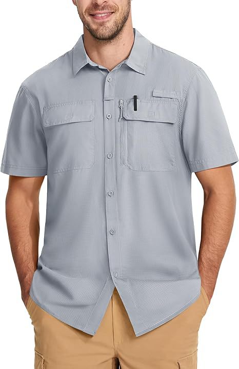 Solid-color Outdoor Quick-sèchement Respirant Chemise légère