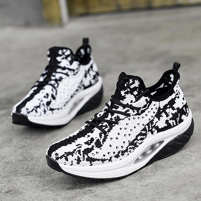 Femmes Respirant Flyknit Athleisure Chaussures