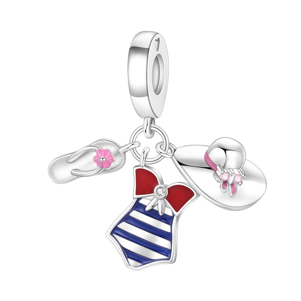Paysage de vacances moulin à vent Diy Perle Pendentif Accessoires