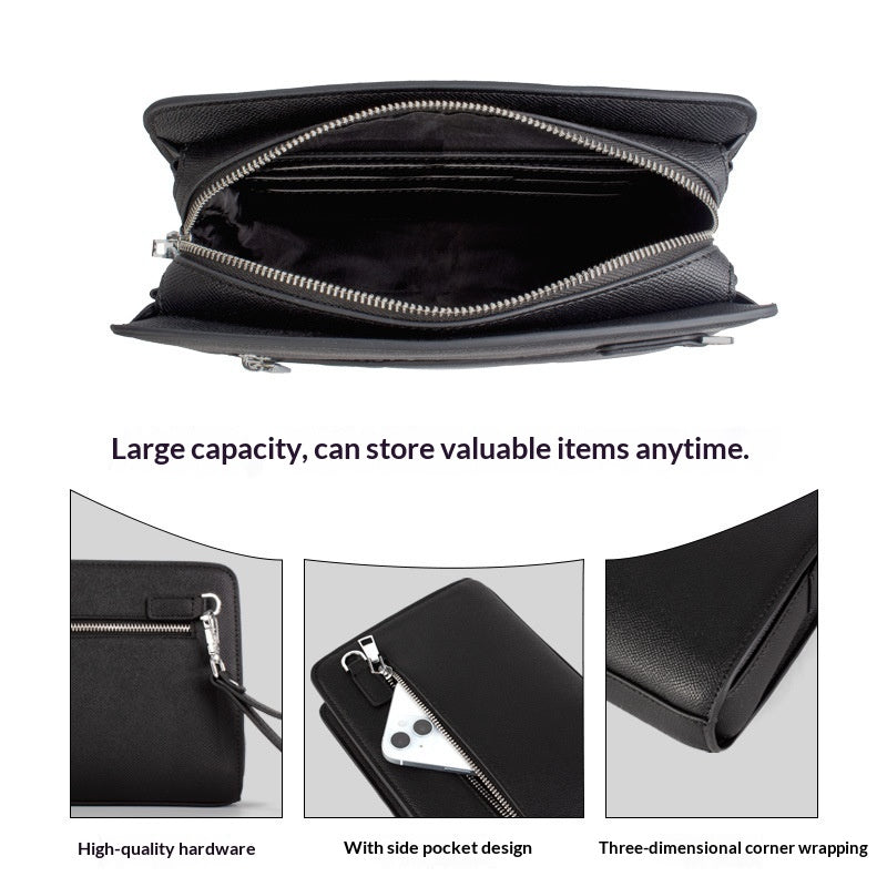 Men's Smart Fingerprint Synthetic Leather Bag