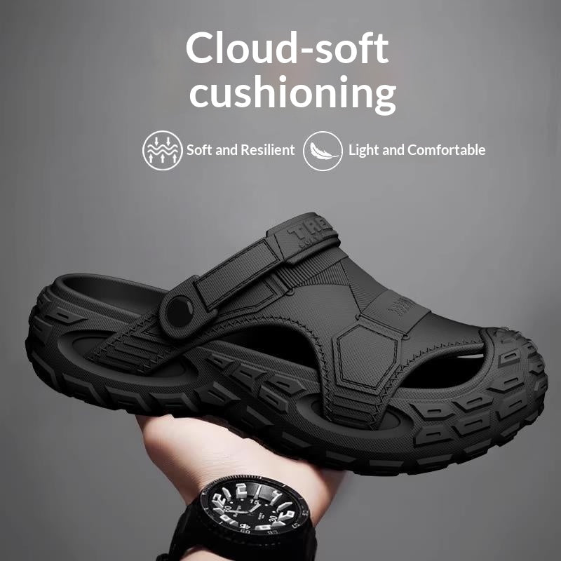 Hommes Été Outdoor Non-Slip Soft-Soled Beach Clog Chaussures