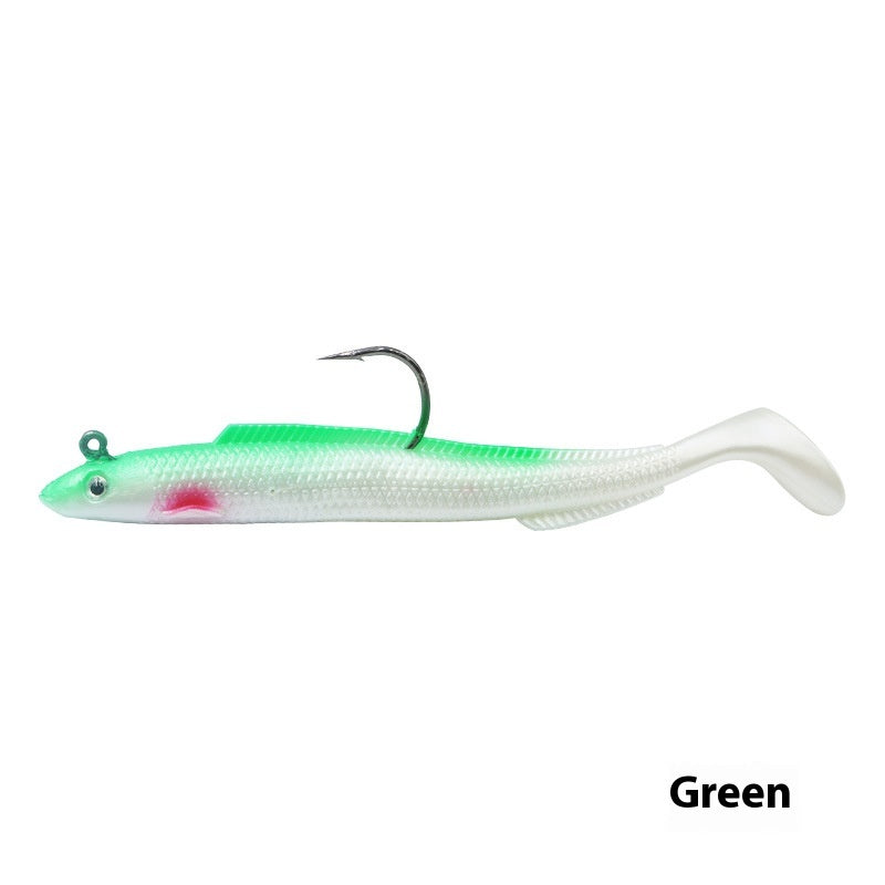 T-tail Soft Fish Jig Hook Lure Lure artificielle