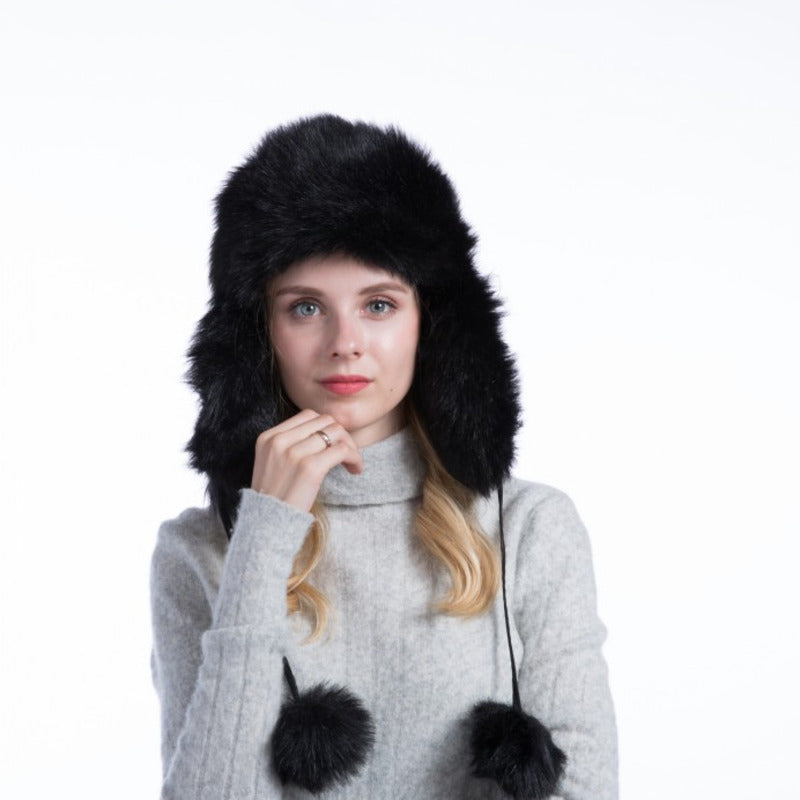Automne et hiver femmes Coréen Version de fourrure de renard pour garder chaud et froid