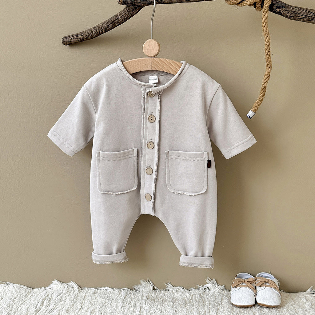 Onesie en coton tricotée mignon pour les nourrissons et les tout-petits