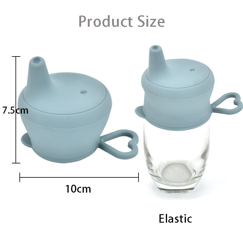 Baby Silicone Cup Lid Splash-proof Cover Fooding Cup Lid est libre de BPA