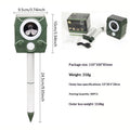Repelleur de chien ultrasonique Rechargeur Voix Solar Bird Repeller