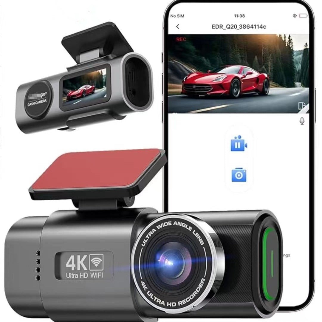 Haute définition Avant et arrière Double enregistrement WiFi Smartphone Connectivité Une voiture cachée