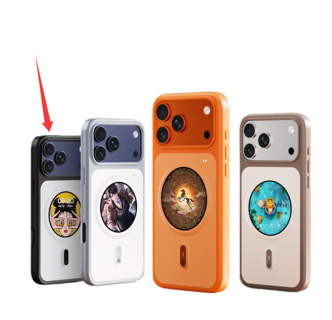 Clapet de téléphone de casting HD à écran rond