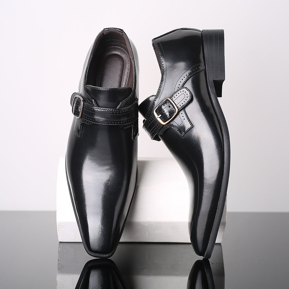 Chaussures en cuir pour hommes de forme professionnelle