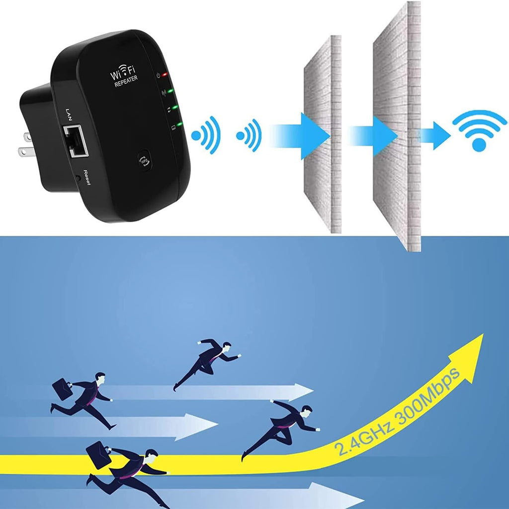 Amplificateur de signal sans fil de répéteur Wifi Enhancer réseau étendu EU US Home Router 300m T