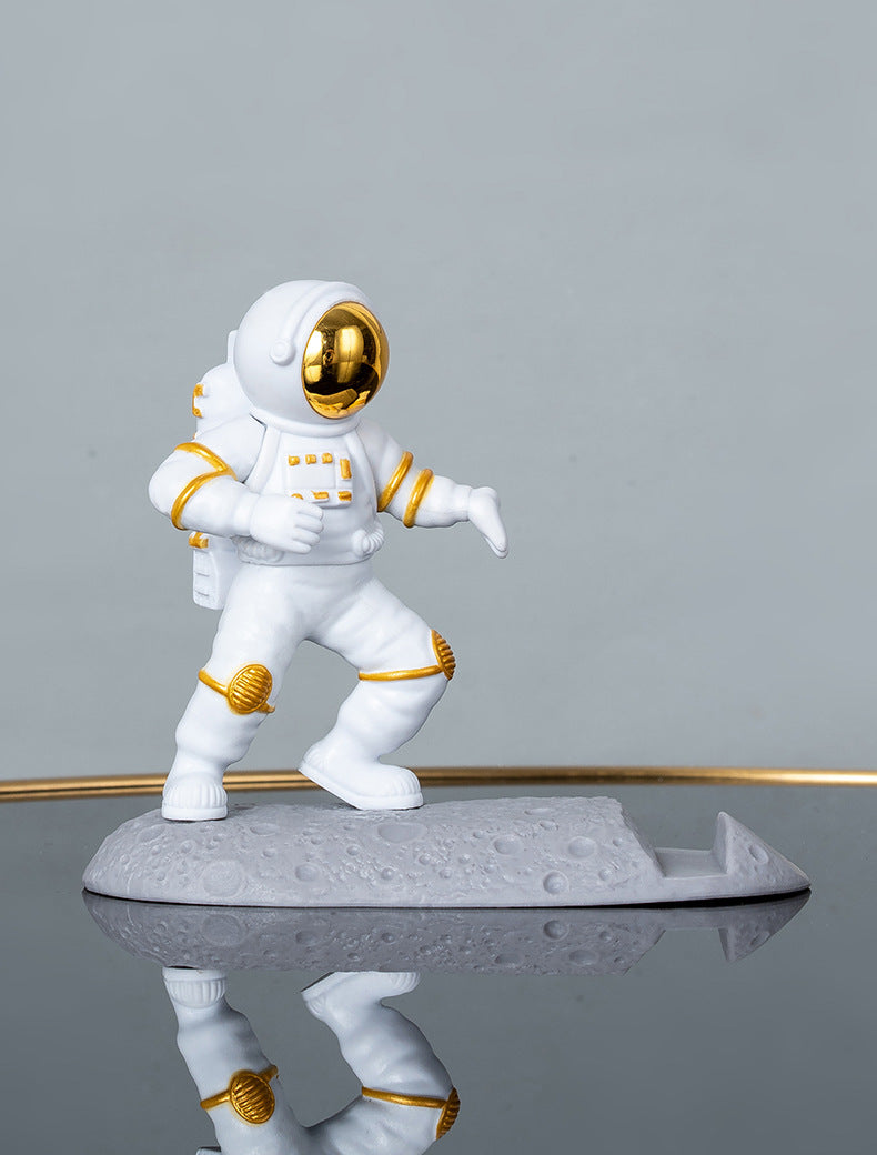 Astronaute Décoration Spaceman Support de téléphone portable Lazy Binge-watching Tool