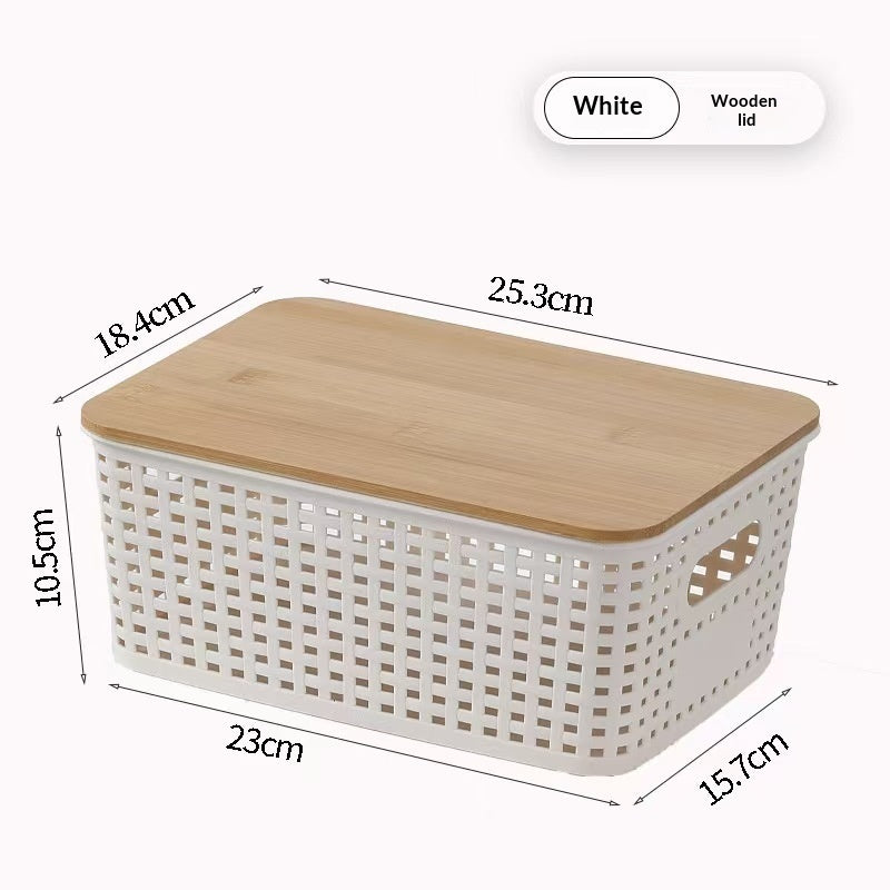 Panier de rangement en plastique creux