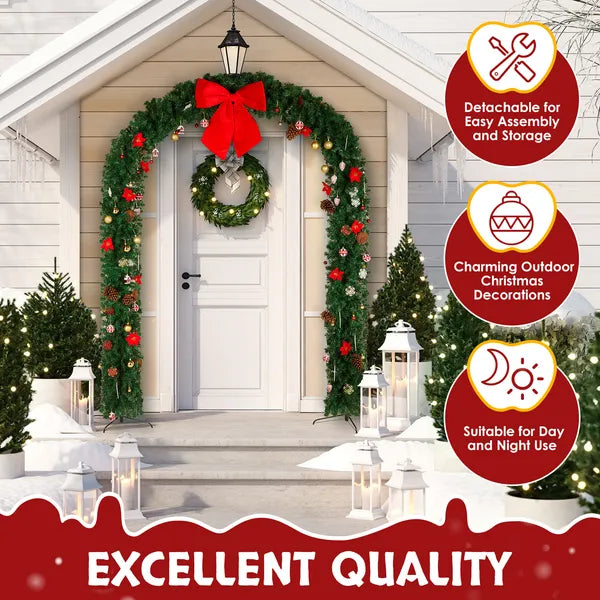 240*40*265cm arc de Noël en PVC