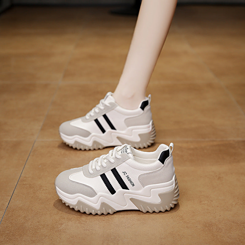Femmes Stylish Casual Sneakers de course à l'épaisseur