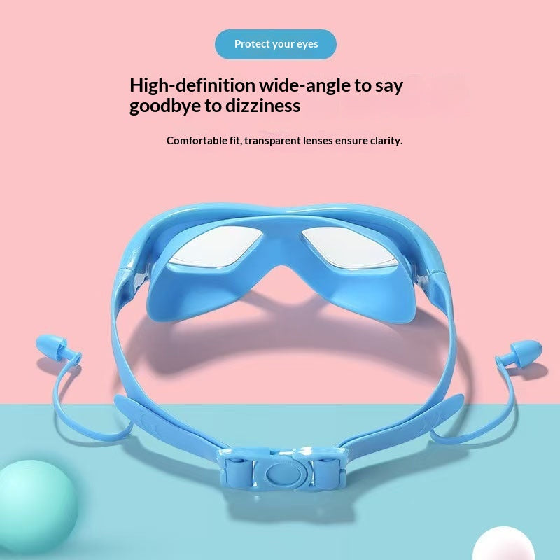 Gants de natation anti-buée pour enfants avec bouchons d'oreille intégrés