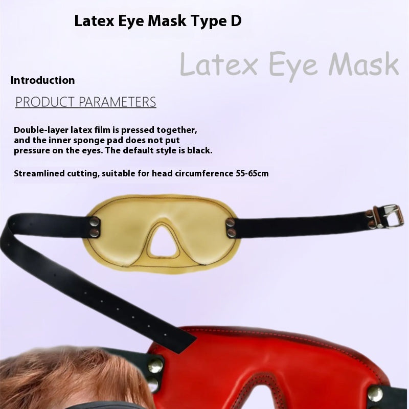 Accessoires pour masques oculaires en latex