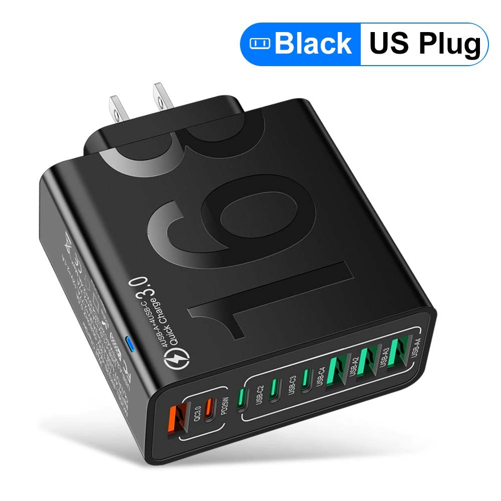 Chargeur de téléphone portable à charge rapide PD 25W multi-interface QC3.0