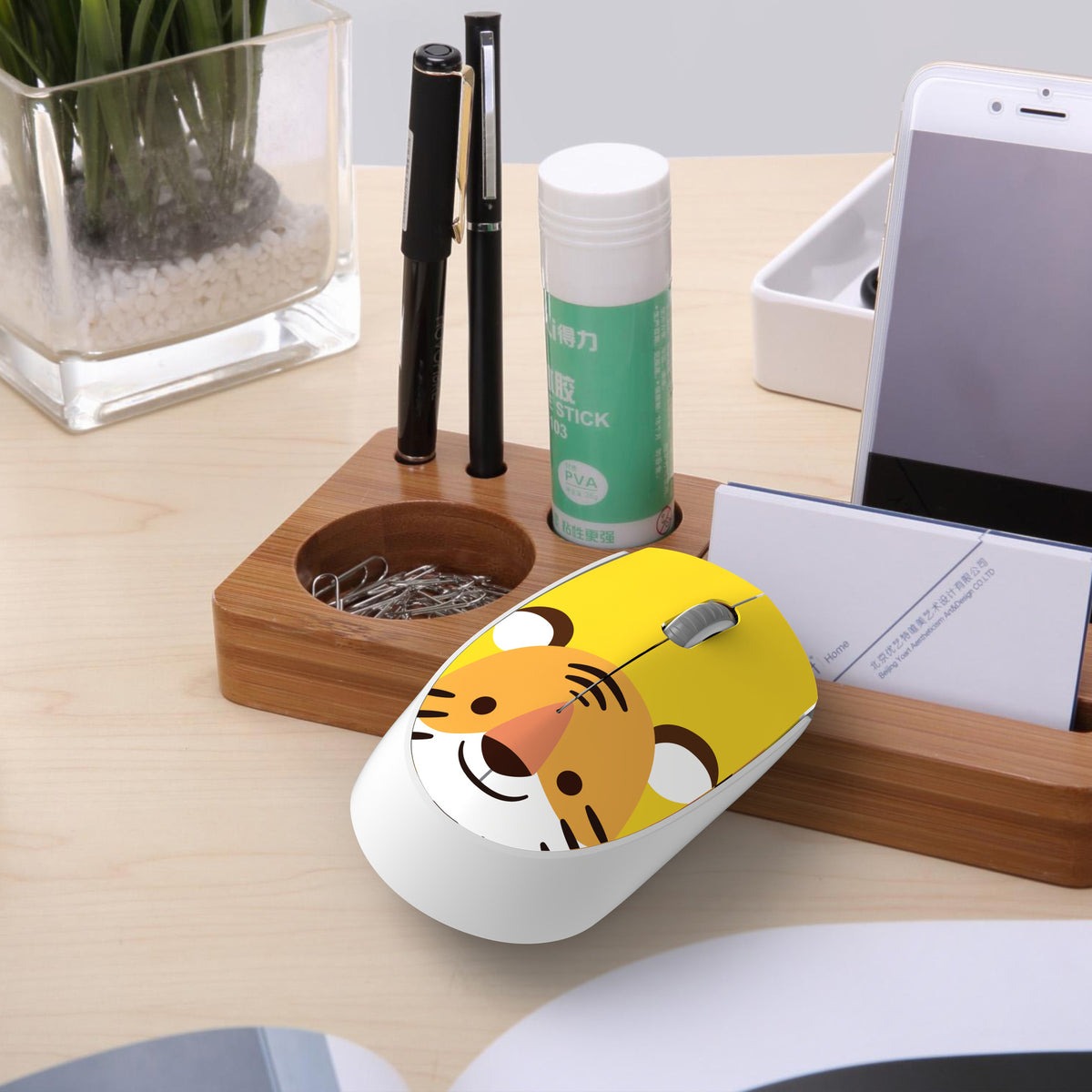 Cute cartoon animal wireless mini mouse