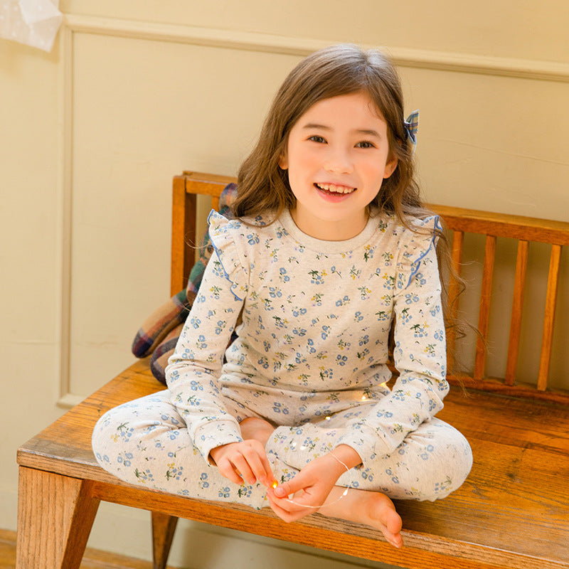Ensemble de pyjamas à la maison pour bébé fille