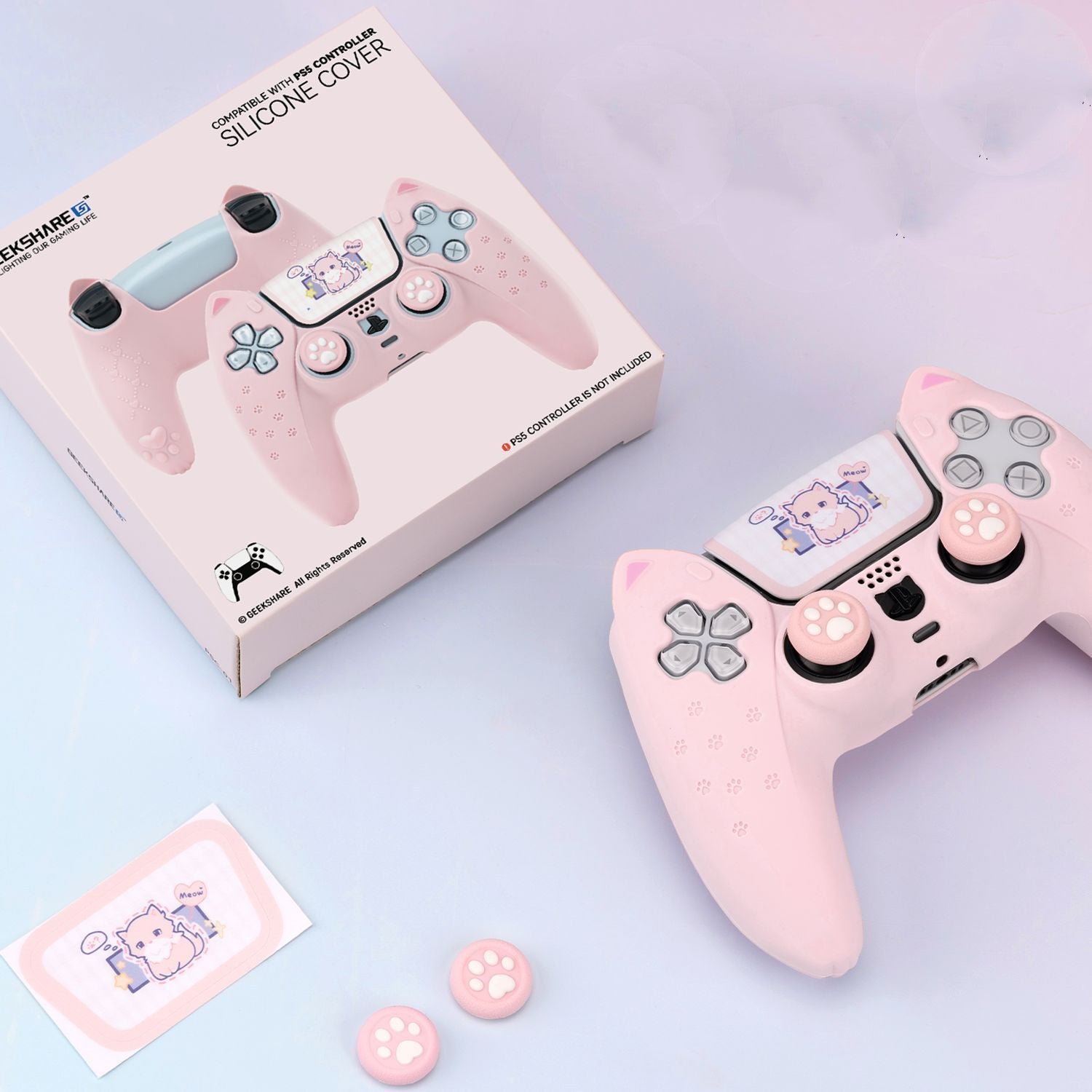 Poignée Housse silicone rechargeable Cute Cat Claw Accessoires
