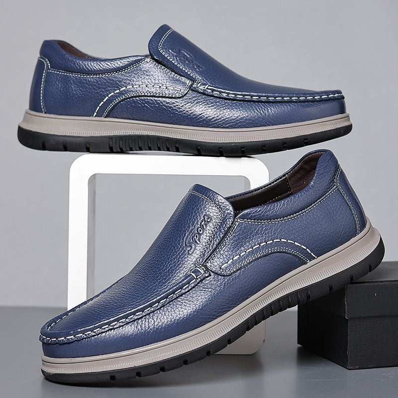 Chaussures en cuir léger étanches casual homme