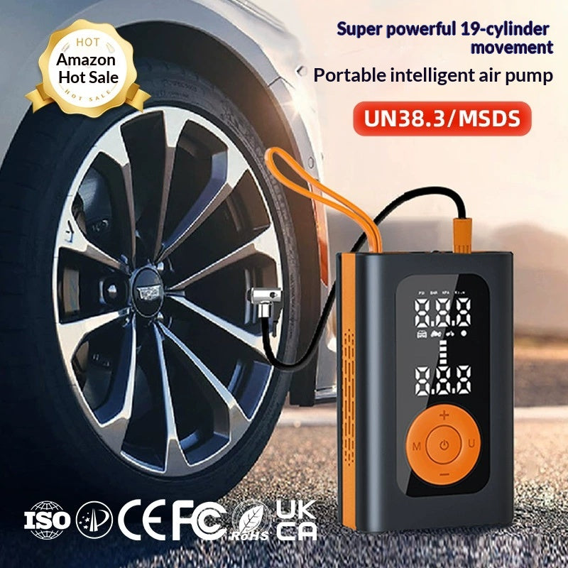 Gonflateur d'air électrique de voiture portable de 19 cylindres