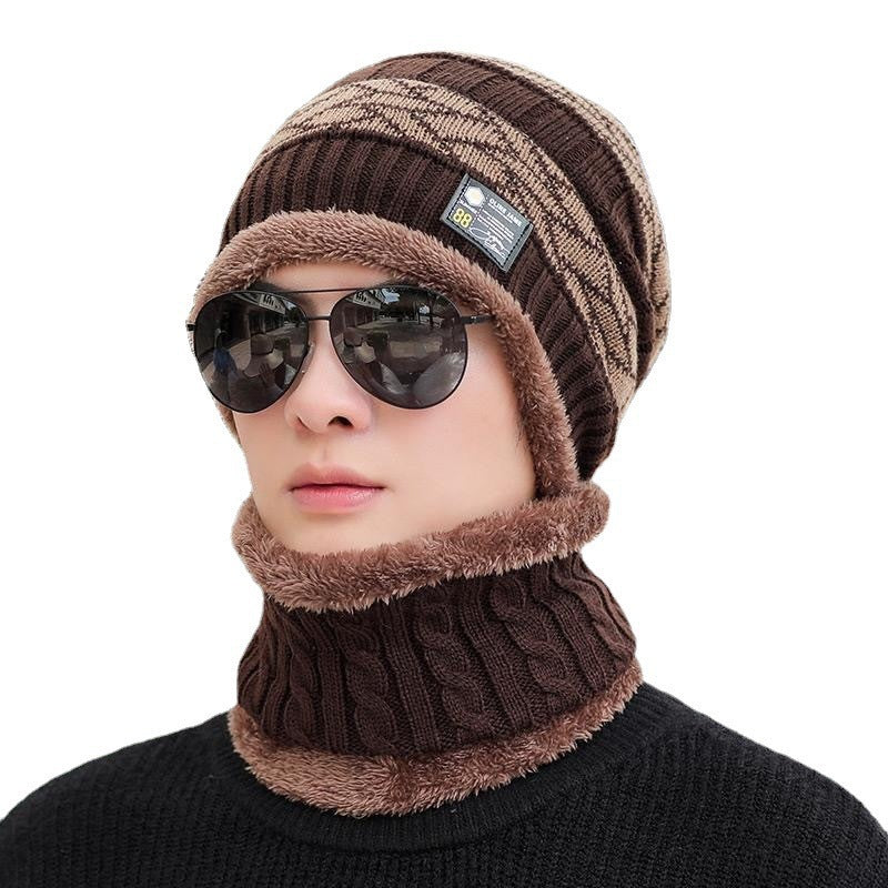 Entretien chaud et vélo à l'épreuve du froid Automne et chapeau en coton rembourré d'hiver pour hommes