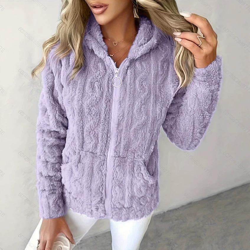 Veste Zip-up européenne et américaine automnehiver Hoodie