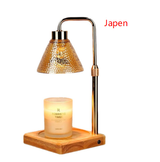 Bougie moderne avec minuterie et lampe à cire variable