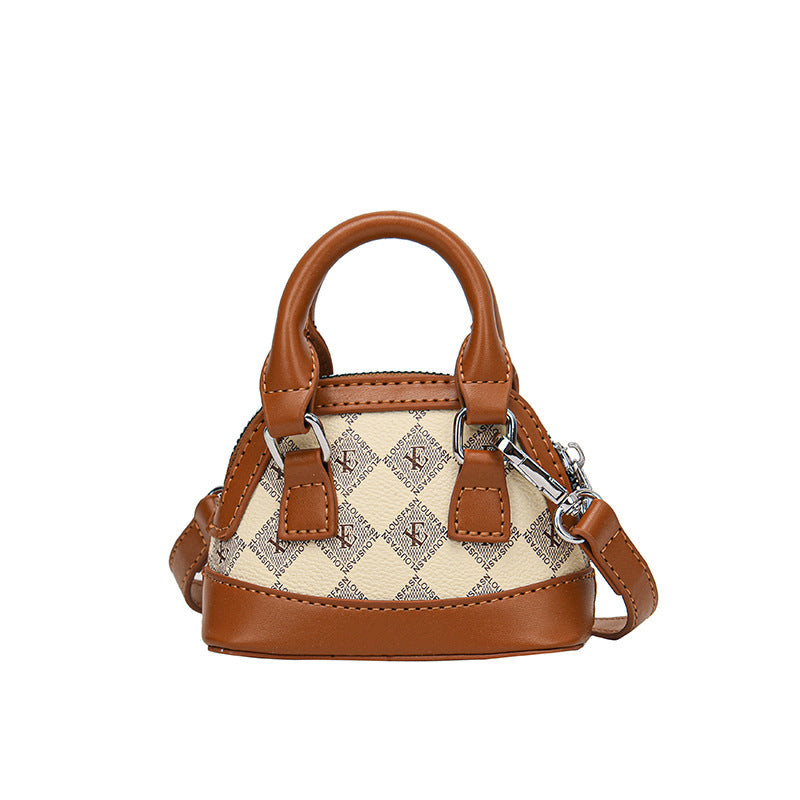 Mode Couleur Contraste Coin Purse Mini Western Style Sac Crossbody de fille
