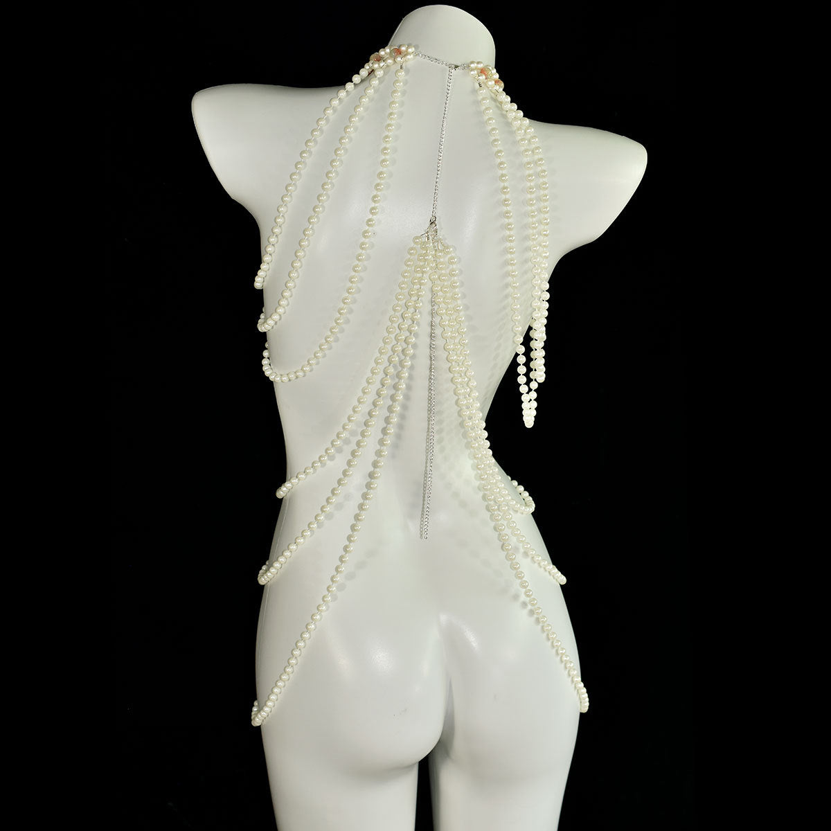 Long Faux Pearl Pendentif Femmes Chaîne du corps