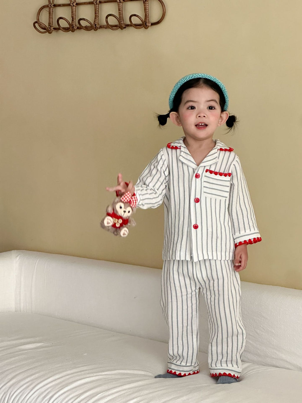 Ensemble de pyjama à manches longues Gauze pour enfants