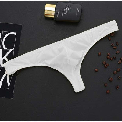 Soie glacée homme Translucide T-back mince
