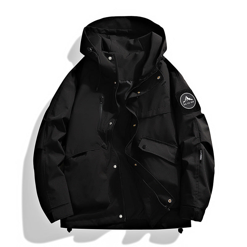 Veste à capuche pour hommes Vêtements de dessus décontractés élégants pour adolescents