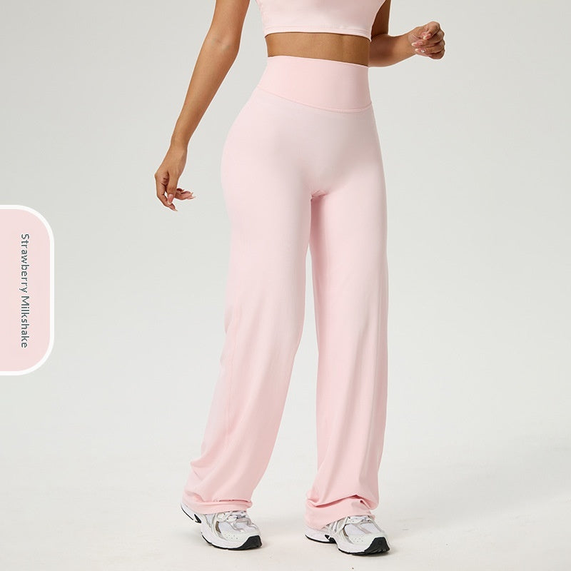 Pantalon casual pour femmes à taille haute
