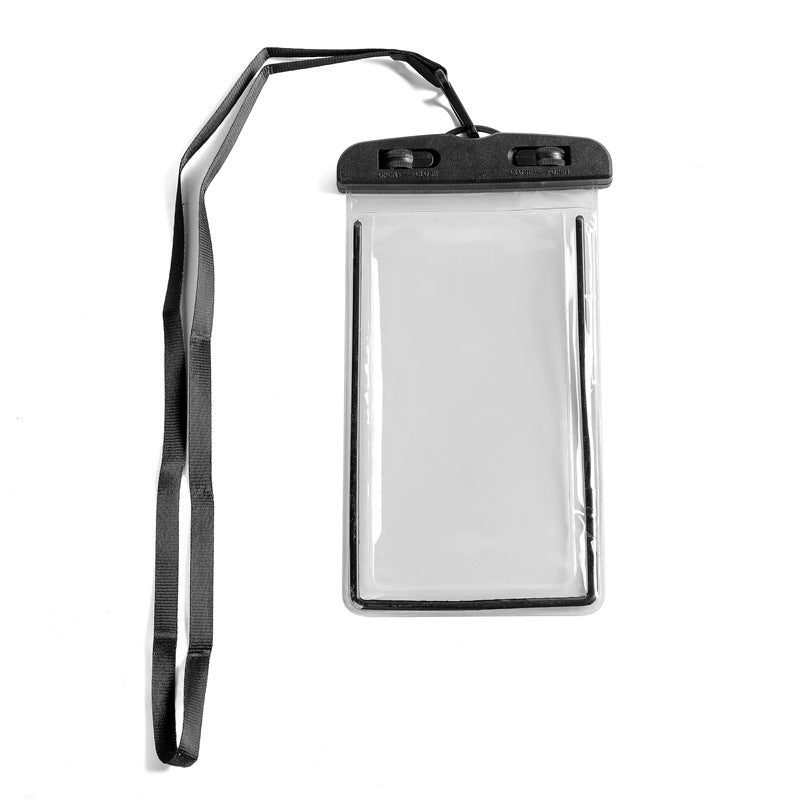 Sac de téléphone portable lumineux scellé plage transparente Couverture imperméable