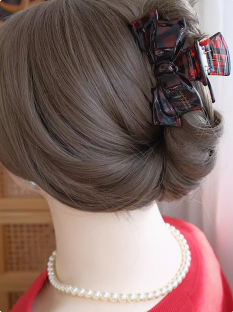 Poignée d'acide acétique rétro Riche femme au foyerMême style Shark ClipHair Grab