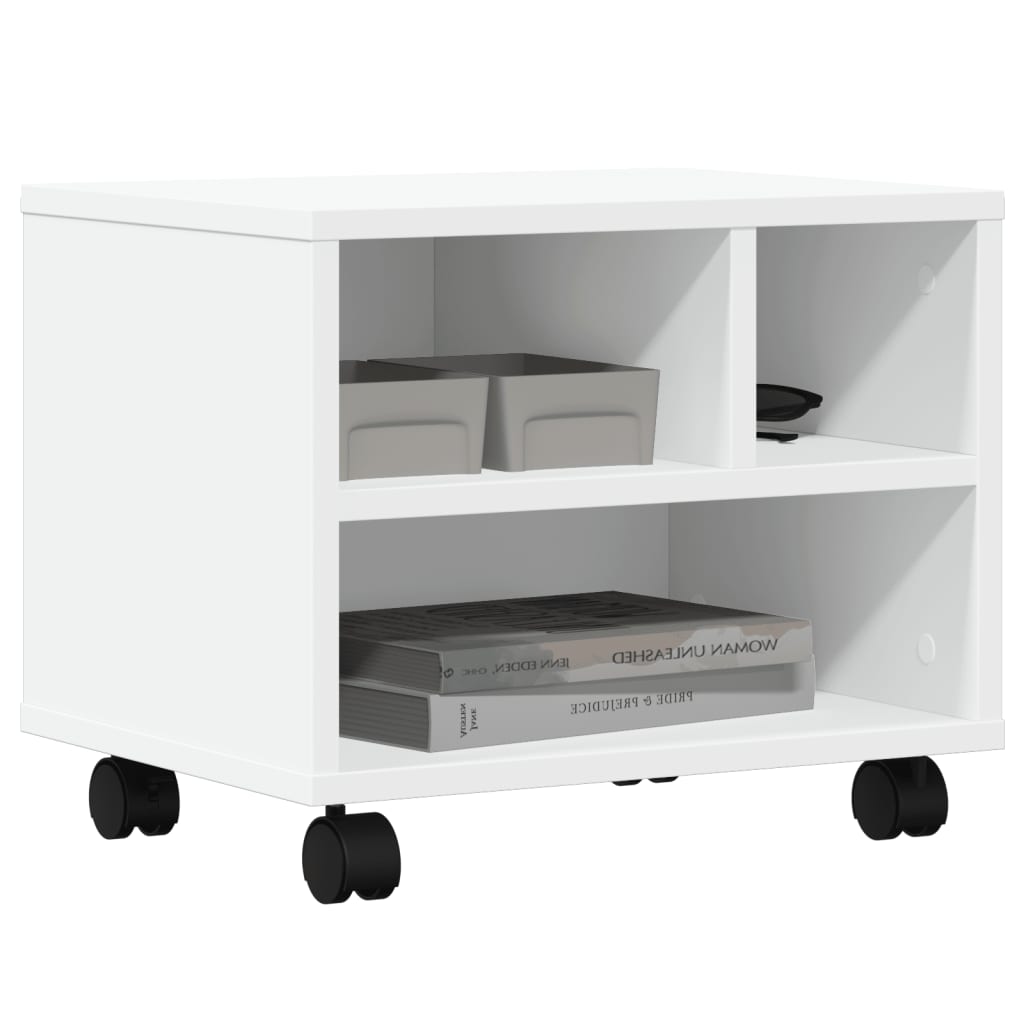 Support imprimante avec roues 41x32x34.5 cm support imprimante