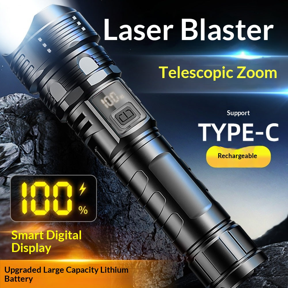 Long-lasting LED flashlight for home use