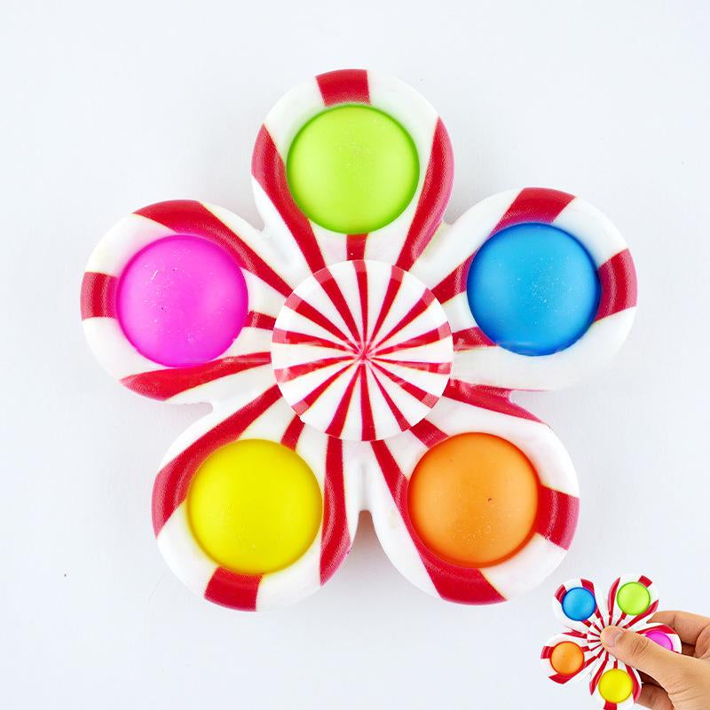 Jouet anti-stress Fidget Spinner avec impression couleur