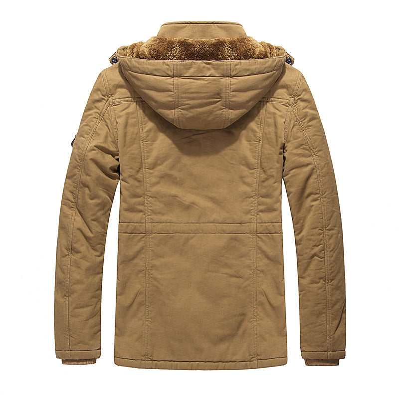 Veste rembourrée en polaire pour hommes