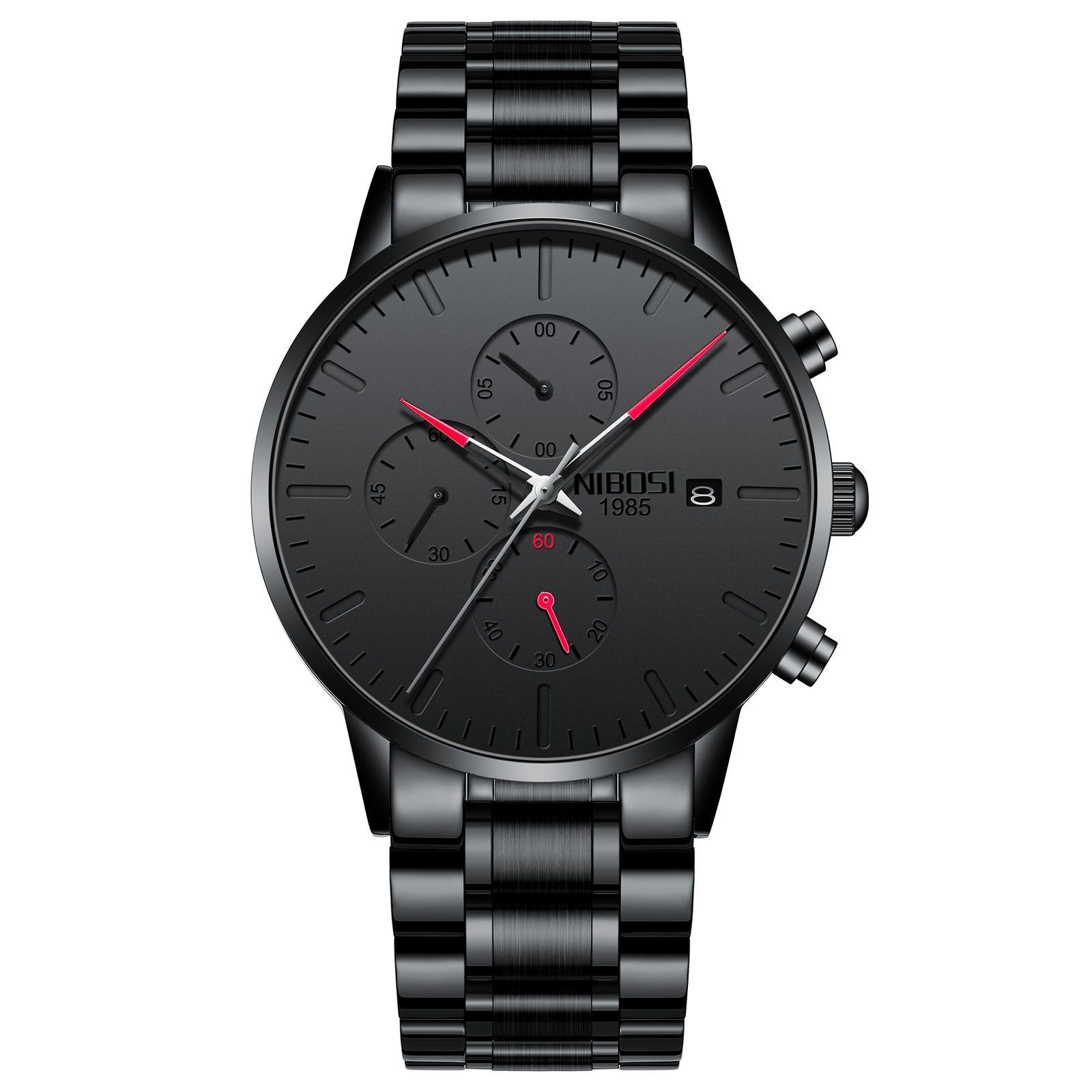 Montre Quartz Multifonctionnelle Homme Anti-Lumineuse