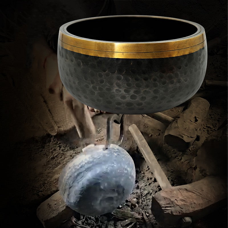 Yoga Méditation Black Gold Buddha Sound Bowl