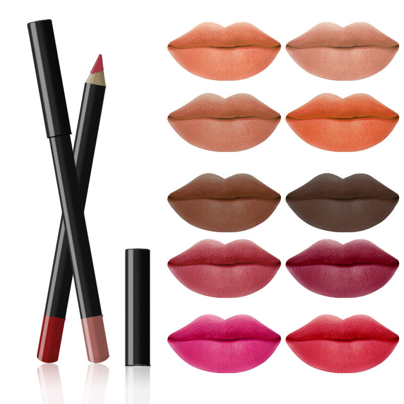Commerce extérieur 20-Color Multi-Functional Waterproof Lip Liner