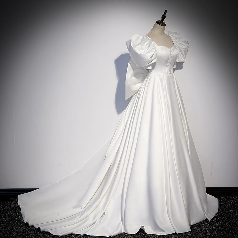 Robe de soirée blanche Banquet pour femmes