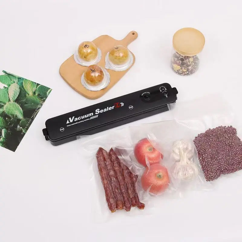 Aspirateur Food Sealer Automatic Sealer Machine de pack sec à sec avec 60 sacs UK