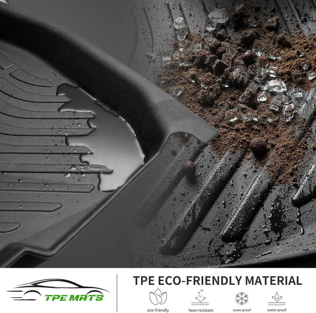 Tapis d'étage sur mesure pour Jetta 2019- Tapis de voiture imperméables Tous les tapis de garde météo lourd TP