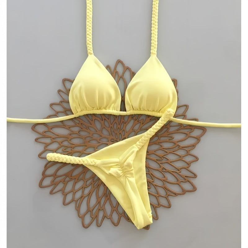 Maillot de bain pour femmes Bikini Strap-tie pour printemps