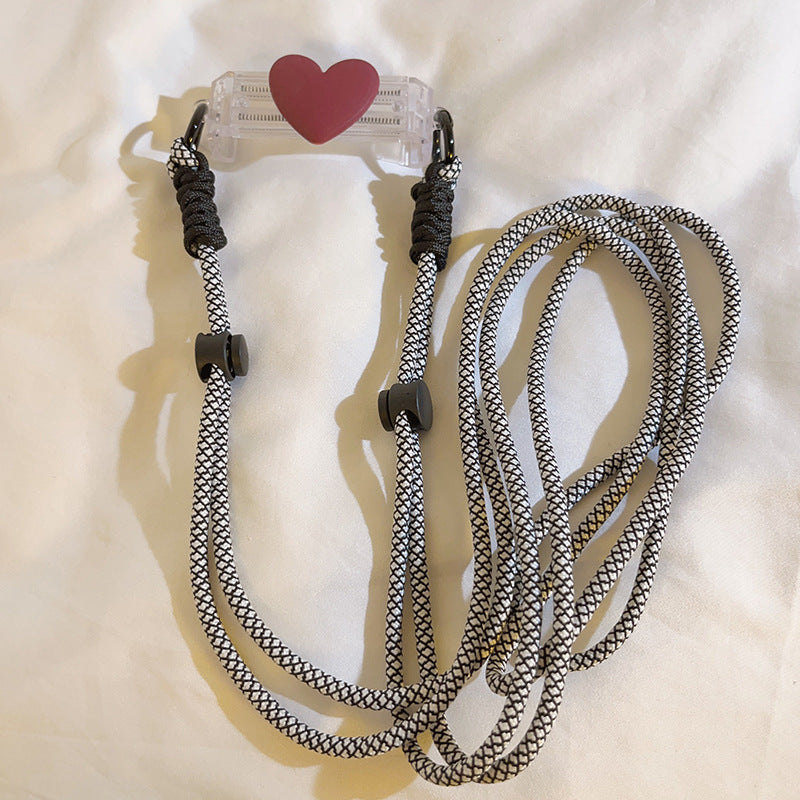 Beau look Small Love Back Splint Mobile Phone Lanyard Universal