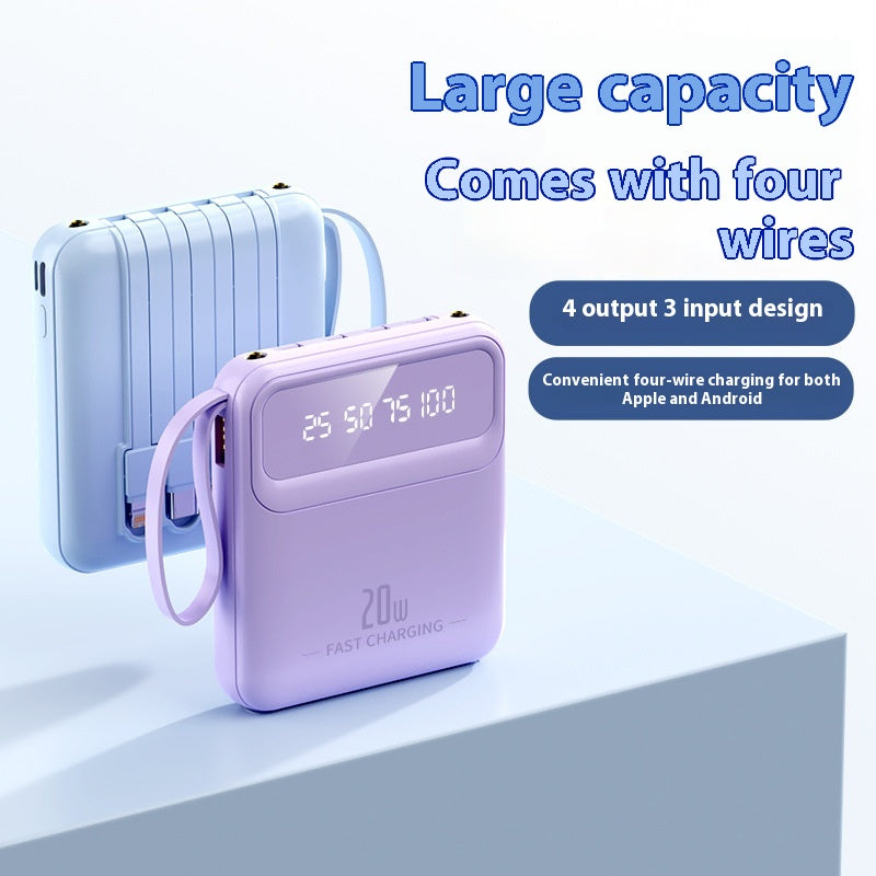 Mini petite grande capacité avec 4 lignes Power Bank